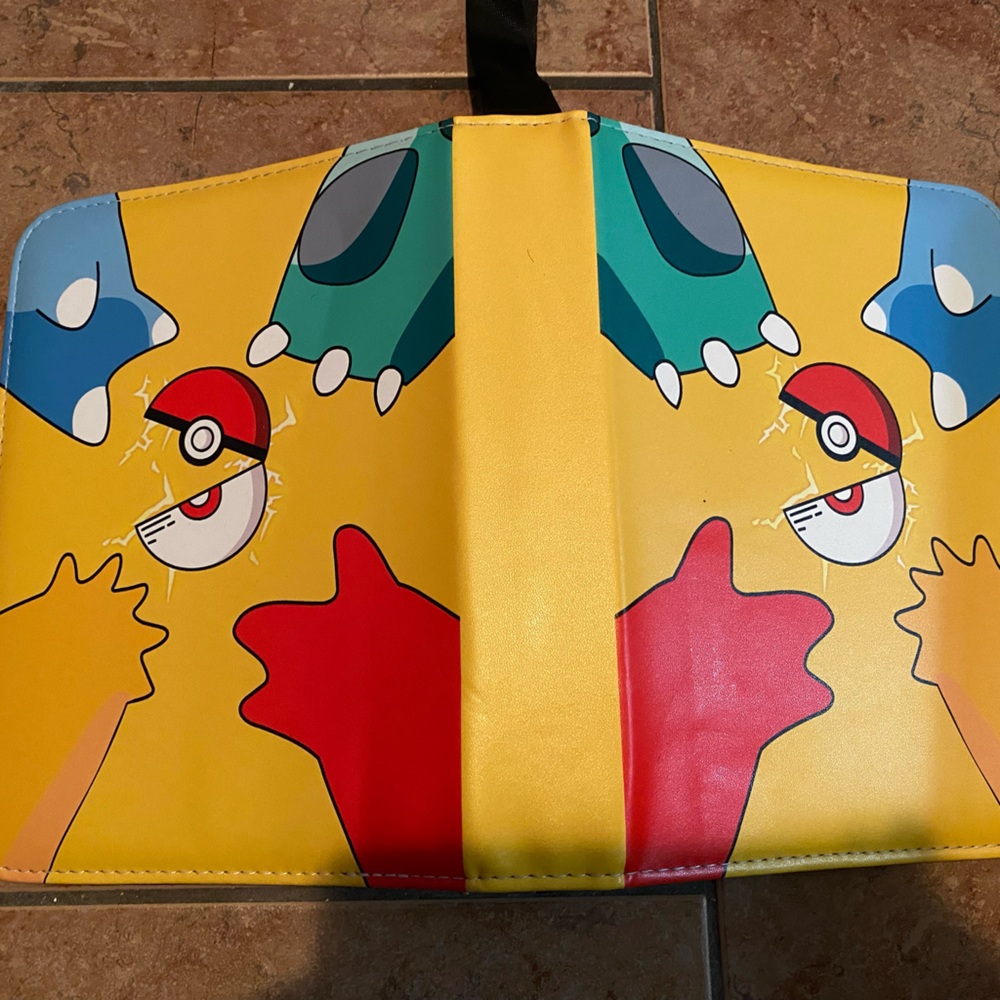 Pokemon Yellow and Red Card Holder